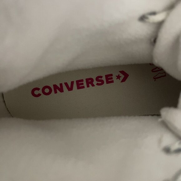 Converse Chuck Taylor Crafted High Top Boots Off White Pink, Size 10 (W) NWOB - Picture 8 of 10